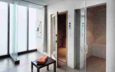 Shower with Steam Room Sauna – a feature in our Luxury Plumbing Series